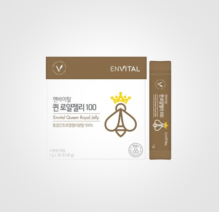 엔바이탈 퀸 로얄젤리100(1개월분/30포) 1g x 30포(30g)