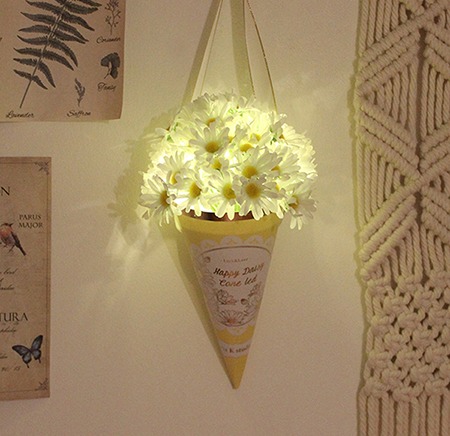 [리퍼] 해피 해피 데이지콘 LED 무드등 - Happy Happy daisy cone LED
