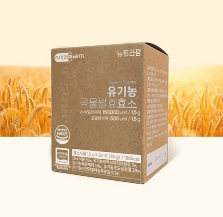 뉴트라팜 유기농 곡물발효효소 30포 (1개월분)